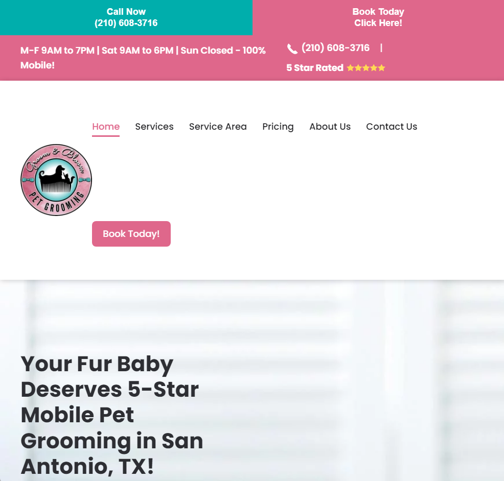 Groom & Bloom Pet Grooming